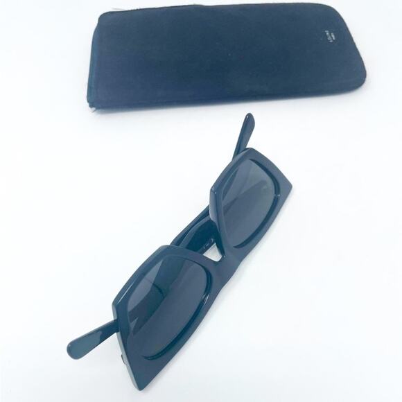 Celine Black CL41468/S Edge Cat Eye Sunglasses - Picture 12 of 13